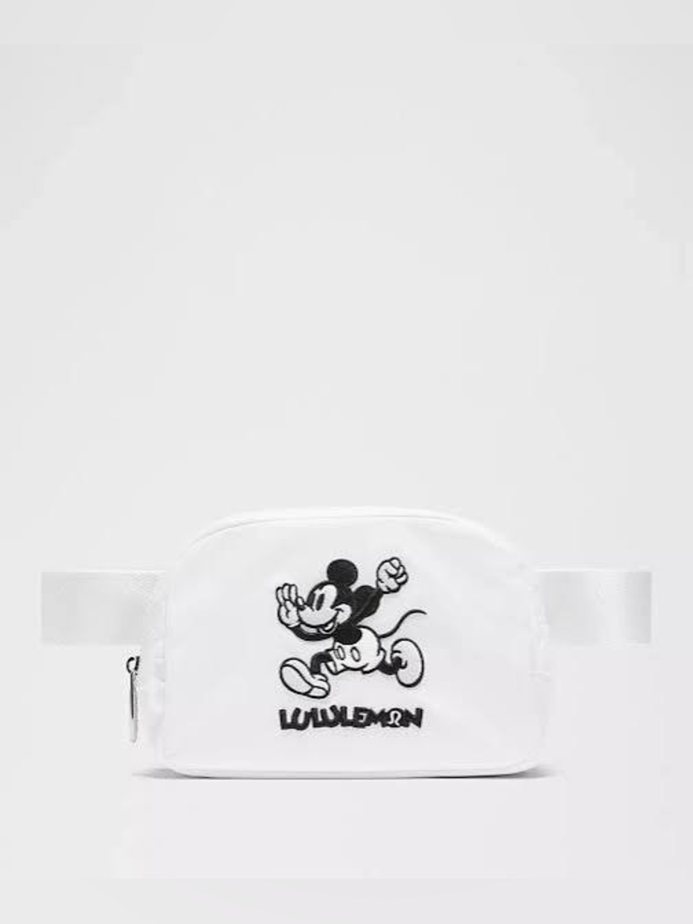 Disney x lululemon White Mickey Graphic Waist Bag